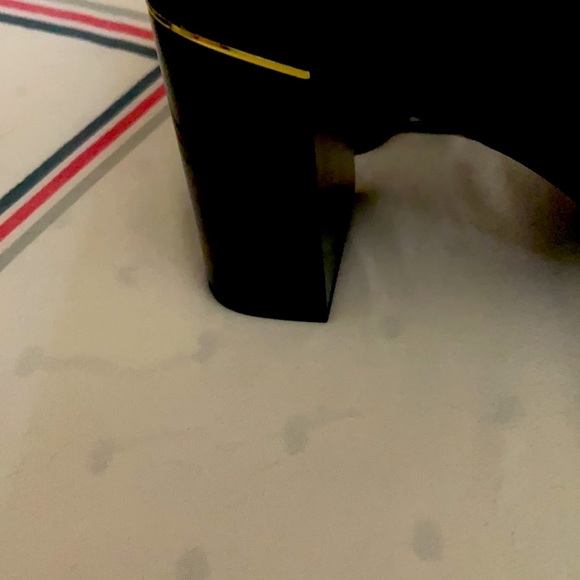 ZARA size 41 black 3”squared blocked  heel - Picture 4 of 11